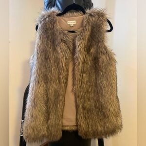 Faux Fur Merona vest